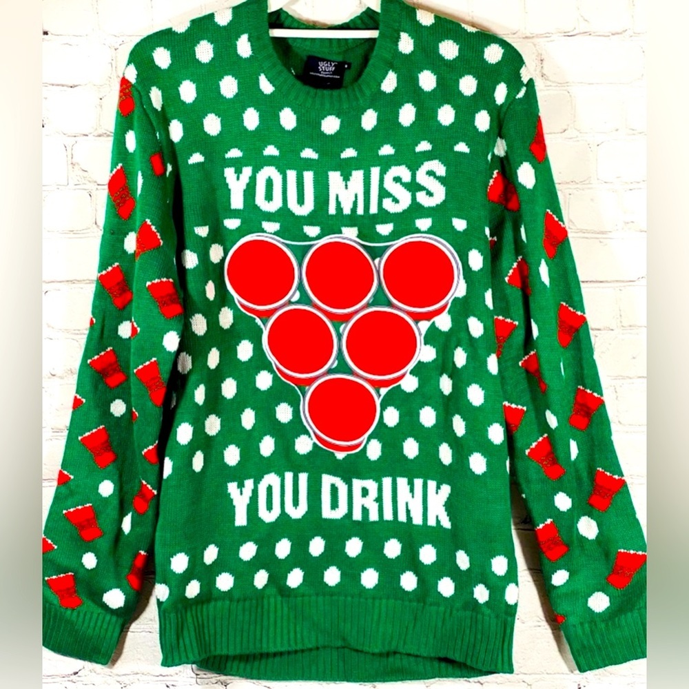 Ugly Christmas Sweater, Size Medium
